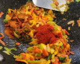 A picture of step 2 of Crispy Bread Mix Veg Gold Coins - Indian Taste Continental Starter Bites - Shallow Fry Tawa Recipe.