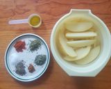 Foto del paso 1 de la receta: Papas gajo especiadas en freidora de aire