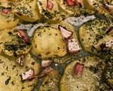Foto del passaggio 2 della ricetta Hamburger e patate gustose🐷🥔🧂