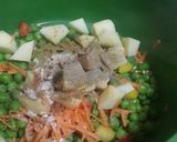 A picture of step 6 of Vegetable Rice.