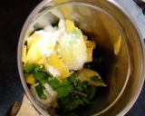 A picture of step 1 of Kairi ka Chutney(raw mango chutney).