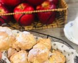 A picture of step 4 of Cinnamon Apple Cookies.
