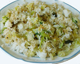 முட்டைகோஸ் சாதம் (Muttaikosh satham recipe in tamil) ரெசிபி ஸ்டேப் 5 புகைப்படம்