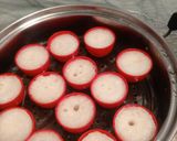 Foto langkah ke 4 dari resep Apem Beras Merah Putih.