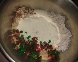 A picture of step 3 of Suji dry fruits ladoo.