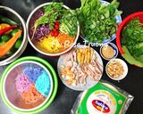 Hình bước làm 7 của món Gỏi Cuốn Cầu Vồng