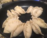 A picture of step 4 of Yakigyoza made from scratch 🌾.