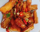 Hình bước làm 5 của món Da heo chay cháy tỏi ớt (chay)