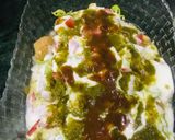 A picture of step 4 of Spicy chana chaat.