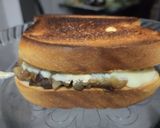 Foto del paso 5 de la receta: Sándwich🌯🧆🥪 de queso y berenjena🥙🍆🧀