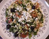 A picture of step 10 of Mediterranean Orzo Pasta Salad.