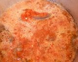 A picture of step 2 of Spicy vegetable soup with zogale and groundnut.