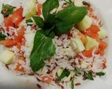 Foto del passaggio 6 della ricetta Insalata di riso basmati e riso rosso integrale