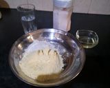 A picture of step 1 of Makai ki roti.