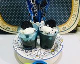A picture of step 4 of Oreo dessert.