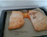 Foto del paso 9 de la receta: Pizza-Calzone de jamón y queso