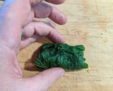A picture of step 7 of Wild Mustard garlic leaf and red dead nettle & wild onion dolmas.