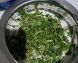 A picture of step 2 of (Shivratri) Green stuffed pattice.