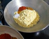 A picture of step 1 of Ratalu Puri 💜.