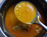 A picture of step 1 of Vegetable soup with groundnut.