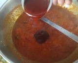 A picture of step 7 of Paneer Jalfrezi with Aloo Kulcha.