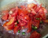 A picture of step 2 of Paneer bhurji.
