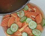 Foto langkah ke 3 dari resep Asinan Pepaya Timun.