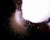 A picture of step 2 of Custard Powder Halwa.