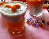 A picture of step 4 of Chia Mango Pudding.