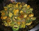 A picture of step 1 of Stuffed Karela Rings.