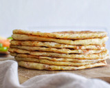 Foto del paso 3 de la receta: Tortillas caseras con queso y jamón dulce