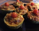 Une image de l'étape 14 de Courgettes en cocotte farcies tomates et poivrons.