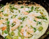 A picture of step 4 of Risotto with Asparagus & Shrimp.