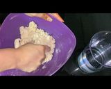 A picture of step 2 of Malai khaja.