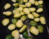 A picture of step 1 of Brussel Sprouts Sautéd in Duck Fat.