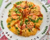 Gambar langkah 5 resipi 👩‍🍳Omelette Inti Udang.
