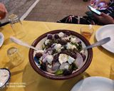 A picture of step 8 of Greek Village Salad (Horiatiki).