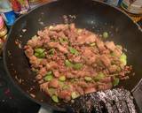 ผัดสะตอกะปิสามชั้น+หมูสับ 🐷🐽 วิธีทำสูตร 3 รูป