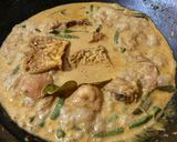 Foto langkah ke 4 dari resep Gulai Ayam Kacang Panjang (Bumbu Instan).