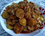 Foto langkah ke 3 dari resep Baso asam manis pedas lada hitam.