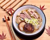 Hình bước làm 3 của món Mì Soba Súp Dashi Thịt Heo Nấm Đông Cô
