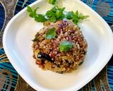 A picture of step 10 of Sabudana Upma.