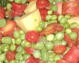 A picture of step 1 of Mix vegetable.