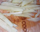 A picture of step 2 of Pakora Fries.