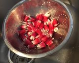 Une image de l'étape 8 de Radis roses à la ricotta,basilic et ail triquetre séché.