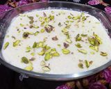A picture of step 5 of Rice firni.