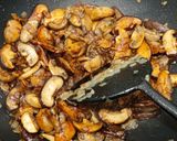 A picture of step 10 of Stir fry triple mushrooms.