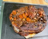 A picture of step 16 of Marinated Braised Pork Shoulder with Tomatoes and Bacon.