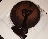 A picture of step 5 of Choco lava cake 🍮🍮.