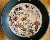 A picture of step 3 of Berry oatmeal bake.